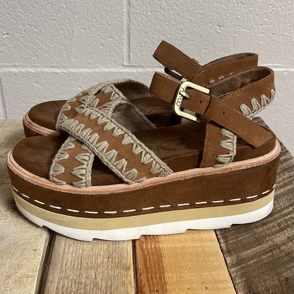 MOU platform sandals, size 37 - Picture 3 of 7